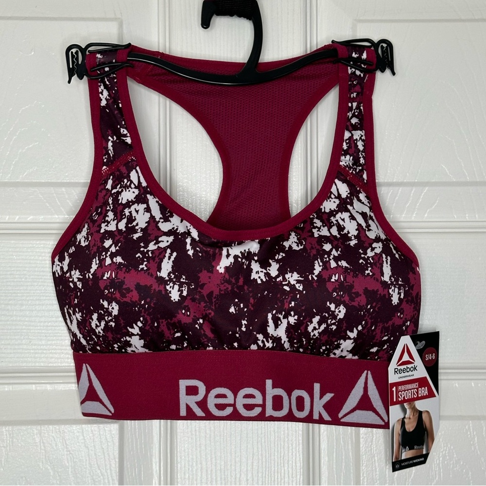 NEW Reebok Performance women’s Sports Bra sizes SMALL